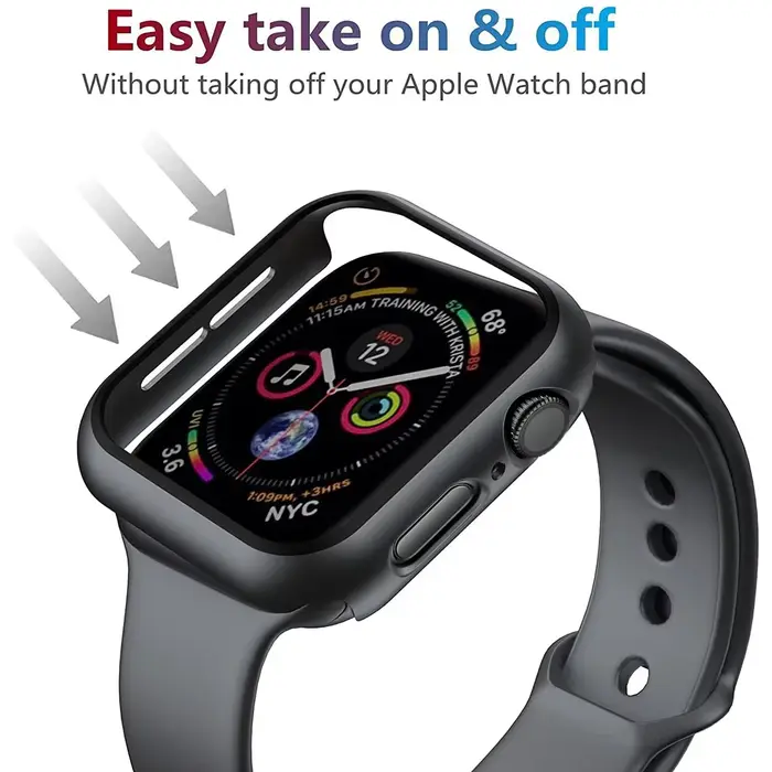 Étui de protection d'écran Pare-Chocs pour Apple Watch Series 11 42mm 46mm, Cas Full Screen 360 Compatible avec Apple Watch Séries 7 6 5 4 SE3 Occasions Spéciales