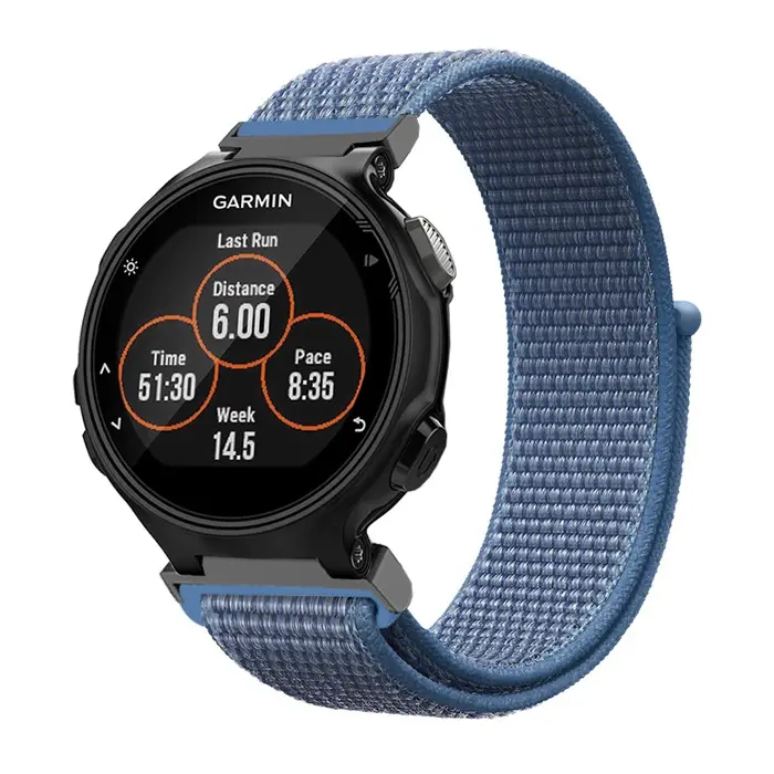Bracelet de montre à boucle en Nylon pour Garmin Forerunner 735XT