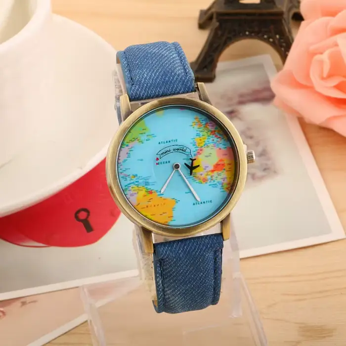 Montre terre antique en cuivre