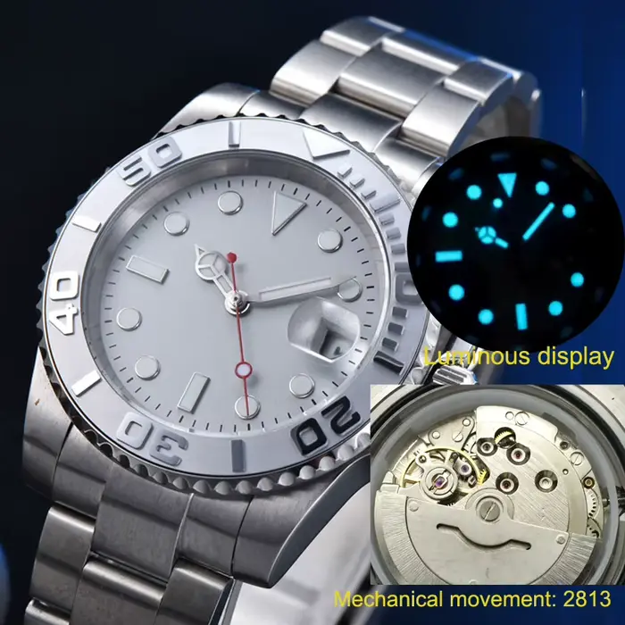 2025 nouveau 2813 Yacht montre lunette en céramique