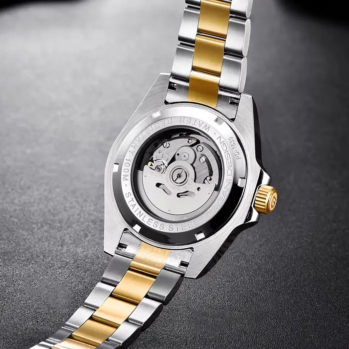 Montres PAGANI DESIGN, montre mécanique de luxe en or et argent pour hommes