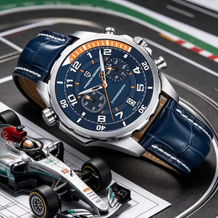 Montre pour homme PAGANI DESIGN, mouvement japonais VK64, montre à quartz de marque haut de gamme, chronographe multifonctionnel, montres de sport étanches, cadeau