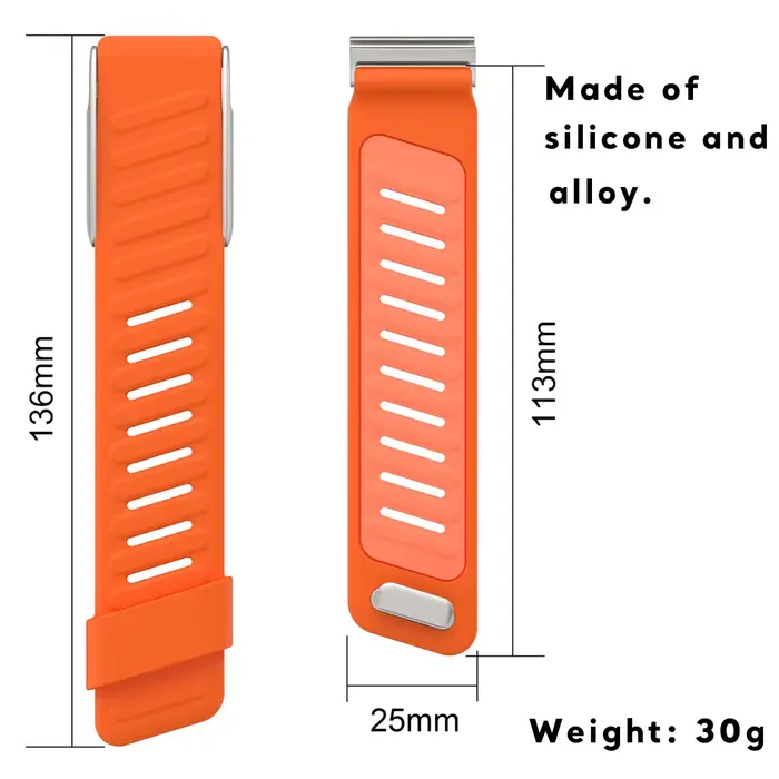 Bracelet de montre sportif en silicone double couleur avec cadre métallique pour Whoop 5.0 occassions sportives et mode