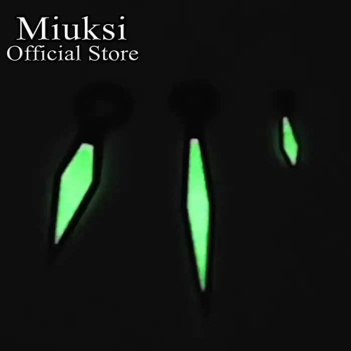 Miuksi – aiguilles de montre argent or noir blanc