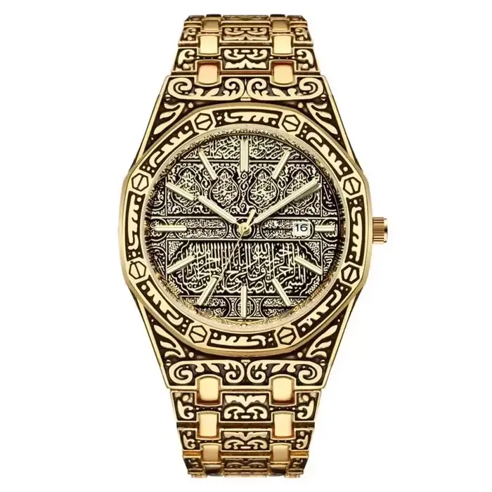 Montre d'affaires élégante vintage pour hommes, montre à la mode