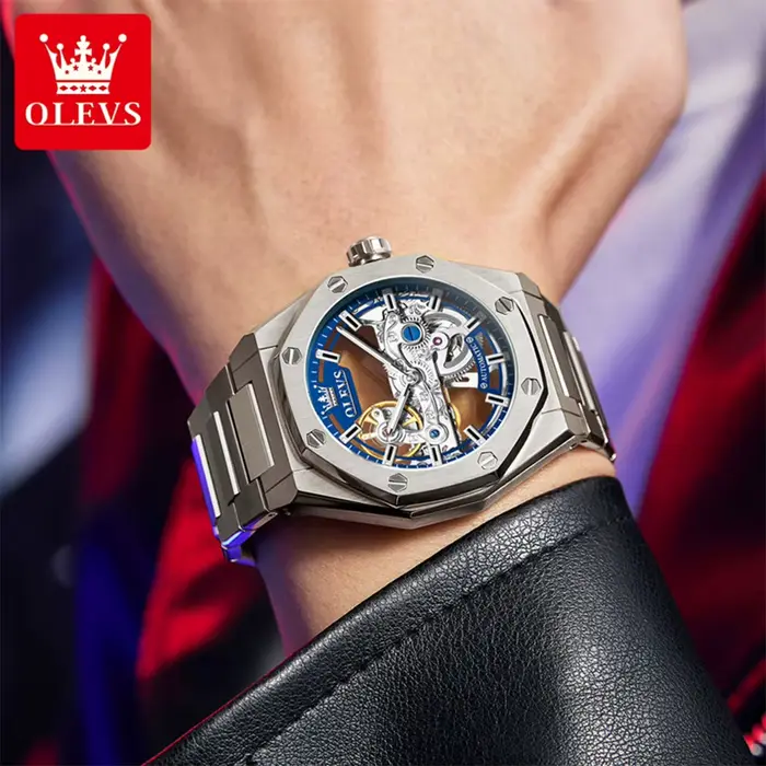 Montre automatique mécanique pour homme OLEVS