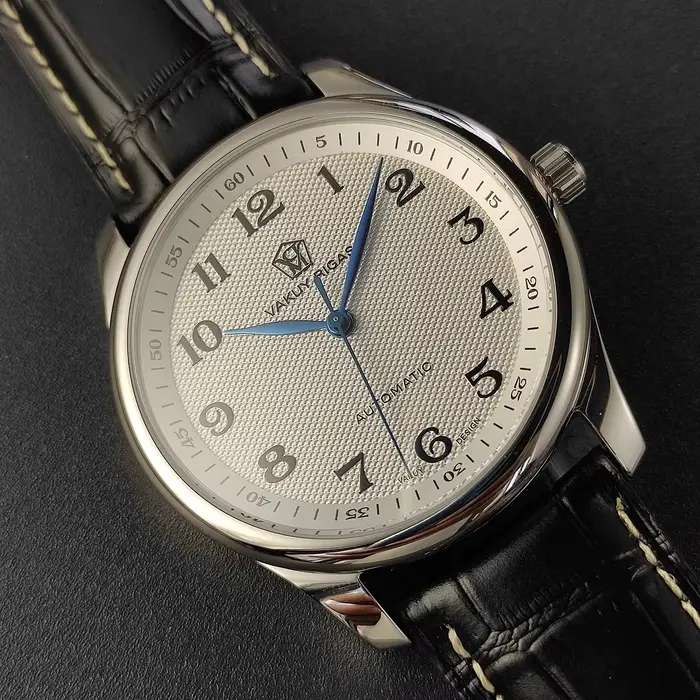 Vakuy montre mécanique automatique homme d'affaires visage de bon augure mouette ST2130 mouvement pointeur bleu étanche