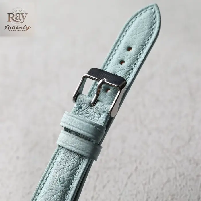 Bracelet en cuir d'autruche sud-africain fait à la main