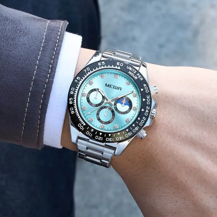 MEGIR Nouvelle montre de luxe pour hommes