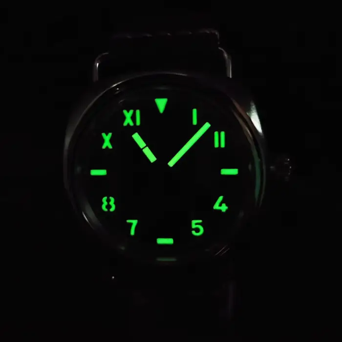 Montre pour hommes réédition 45mm Vintage pilote manuel mécanique