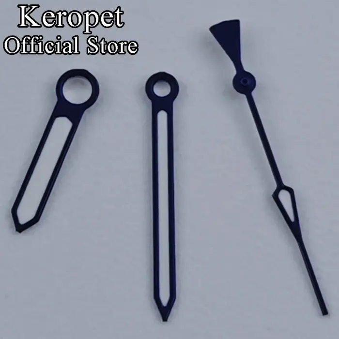 Keropet blanc rouge bleu noir aiguilles de montre lumineuses adaptées NH35 NH36 NH38 NH70 NH72