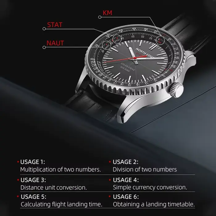 NORTH EDGE EVOQUE 3 Pilot Series – montre pour hommes