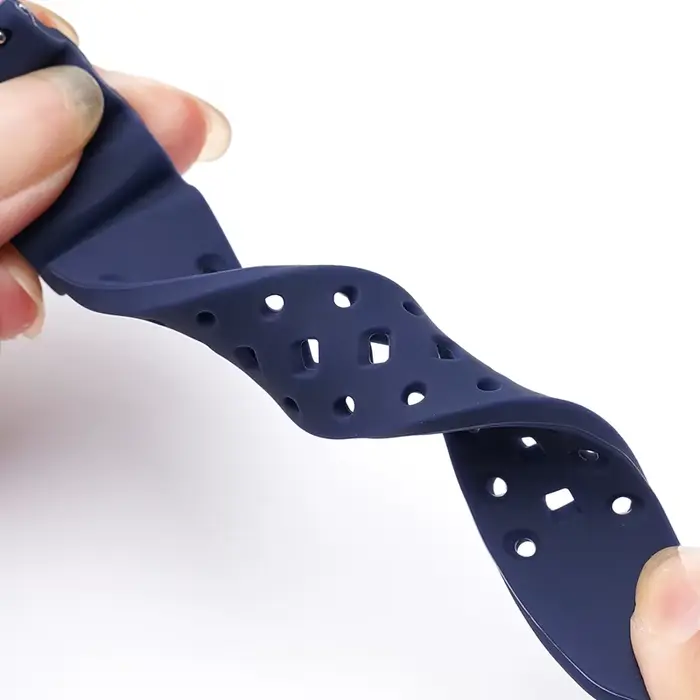 Bracelet de montre en silicone souple pour homme et femme compatibles avec diverses montres occasions spéciales et quotidiennes