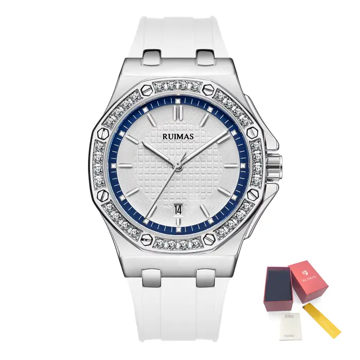 RUIMAS marque femmes montre de luxe élégant Quartz décontracté dames montre-bracelet étanche Auto Da