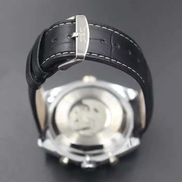 Montre Jaragar homme automatique avec tourbillon et calendrier complet pour affaires et détente
