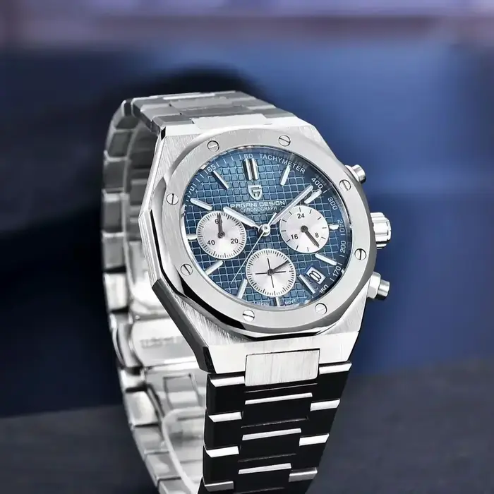 Pagani Design 2026 Nouveau Vk63 Montre Homme Tendance V2 Chronographe Quartz Luxe Saphir Acier Inoxy