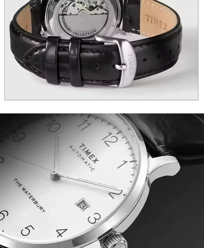 Montre mécanique automatique Timex pour homme mode sport étanche décontractée pour loisirs affaires travail quotidien