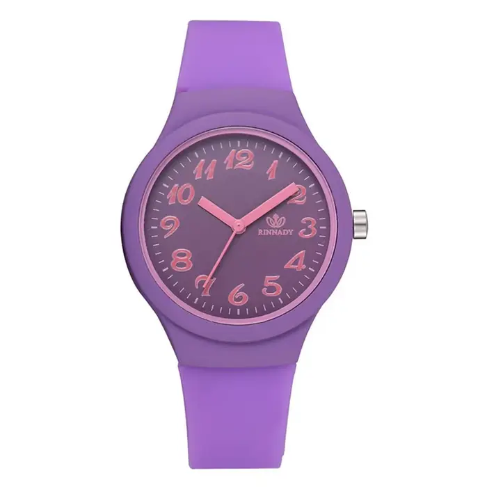 Montre-bracelet à quartz avec bracelet en silicone pour femme élégante et casual pour diverses occasions et cadeaux spéciaux