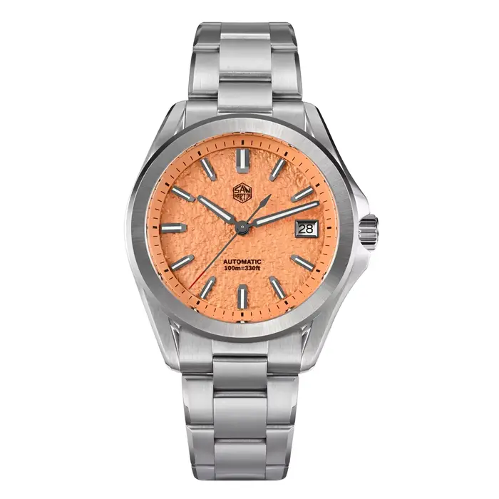 San Martin – montre automatique pour hommes, 39mm, montre-bracelet mécanique de Sport, étanche 10ATM