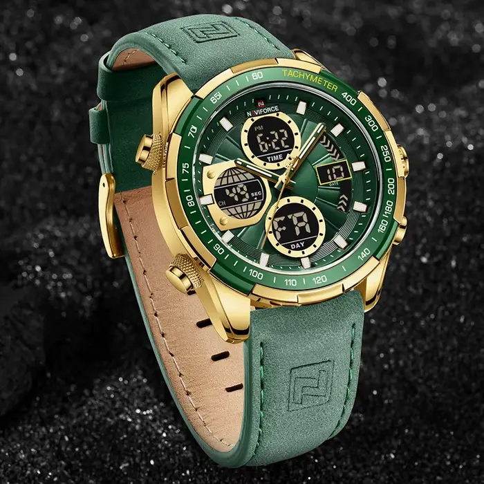Nouveau NAVIFORCE montres pour hommes en cuir