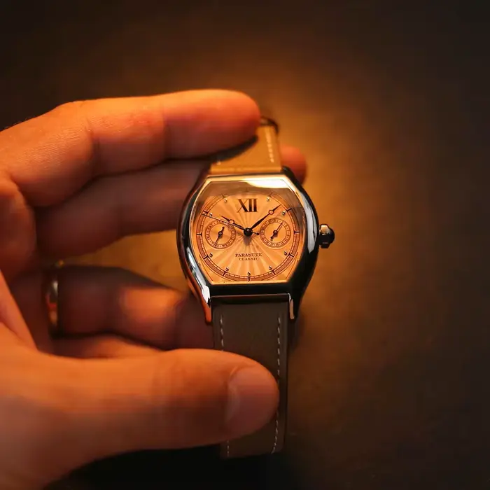 FARASUTE 2024 nouvelle montre à Quartz pour hommes 36mm mouvement VH64 en acier inoxydable sport mode verre saphir