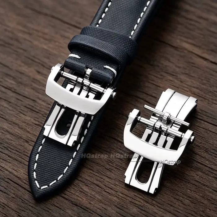 Boucle de montre en acier inoxydable de 18 mm pour Blancpain