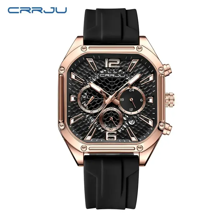CRRJU montres chronographe de luxe