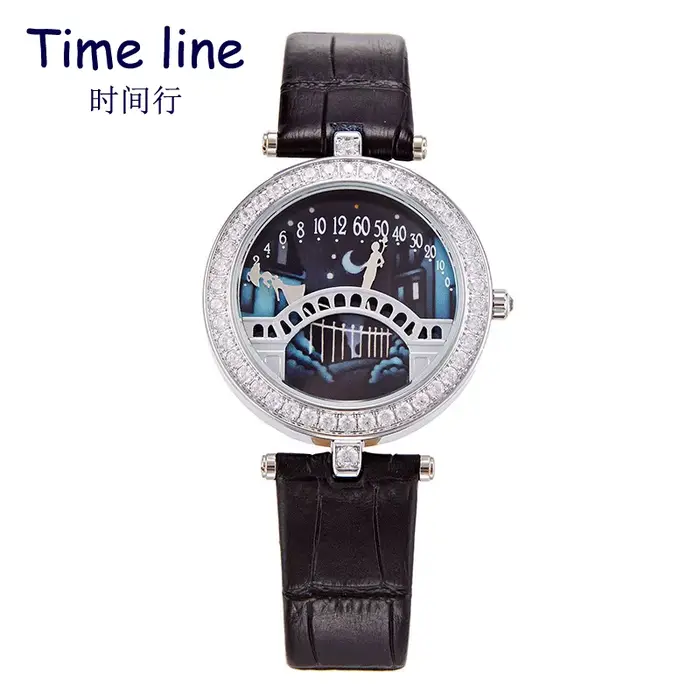 Lover Bridge montre femme mode tempérament personnalité littéraire montre pour femme amant pont lumi