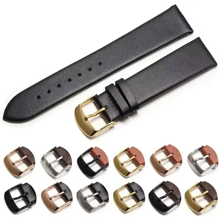Bracelet de montre en cuir de vache véritable