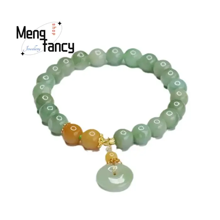 Bracelet en jadéite naturelle pour jeunes filles
