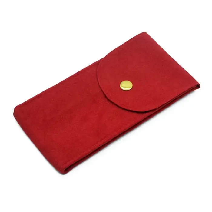 Pochette de rangement portable en tissu flanelle pour montre