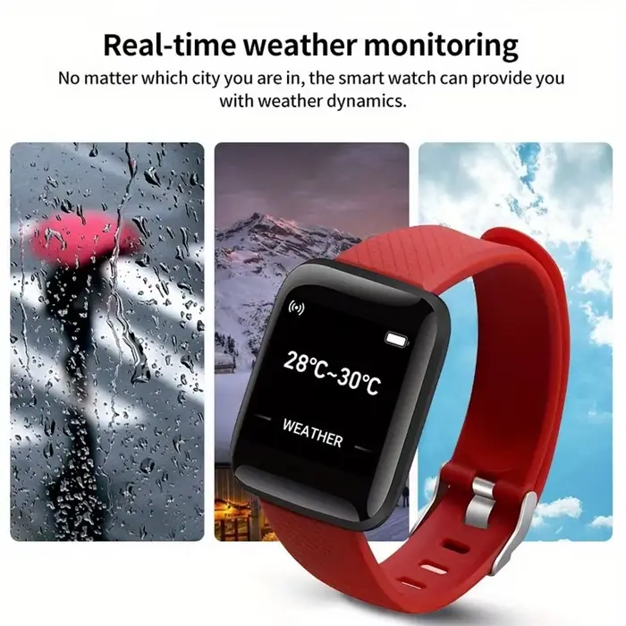 Montre intelligente de sport pour hommes et femmes