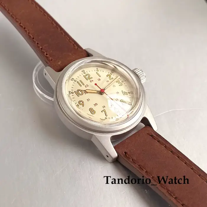 Tandorio 36mm montre rétro classique pour japon NH35 PT5000 mis5 8215 mouvement verre saphir 10ATM montres mécaniques automatiques Lume