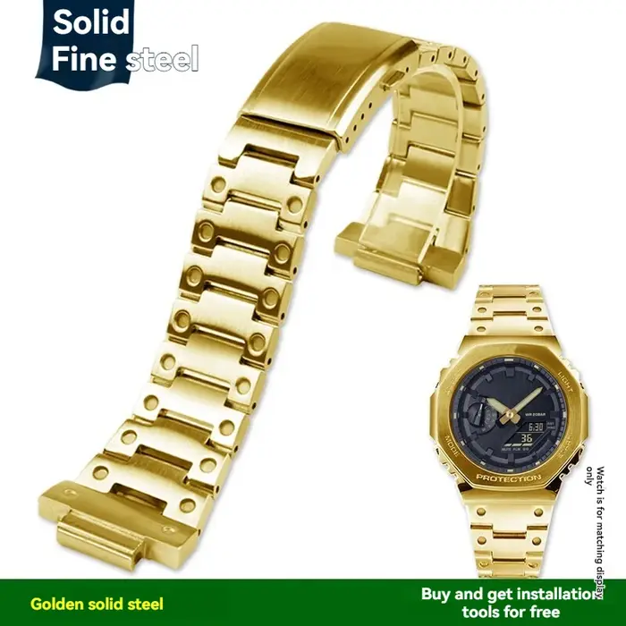 Bracelet de montre en acier inoxydable GBM-2100/GM2100/GA 2100