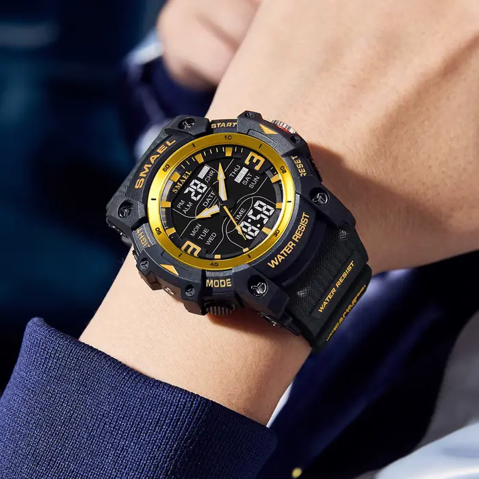 Montre SMAEL 8117 résistante à l'eau 50M ( ) avec alarme