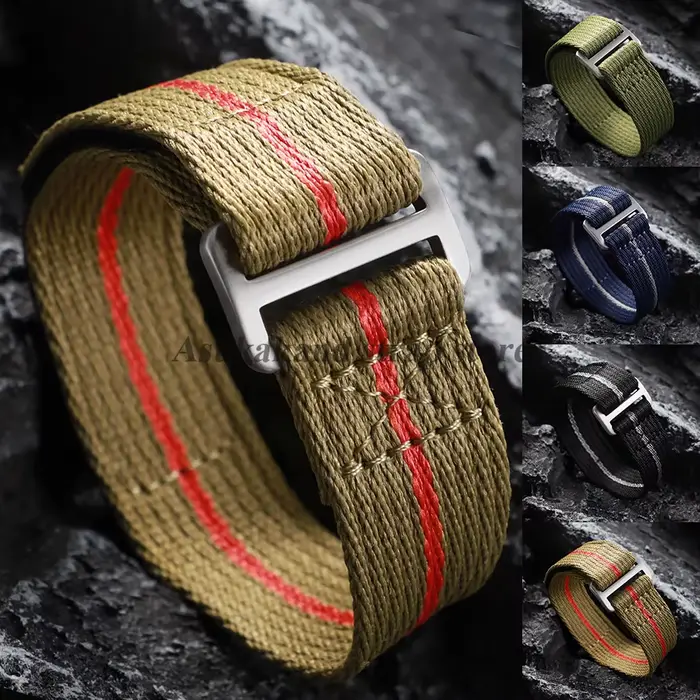 Bracelet de montre en nylon 20mm 22mm pour Seiko