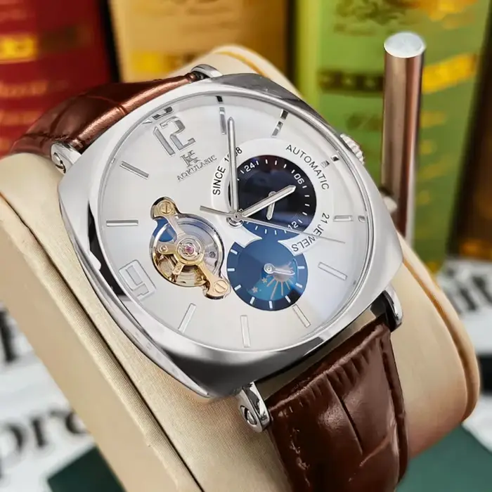 Montre mécanique pour homme rétro | Élégant