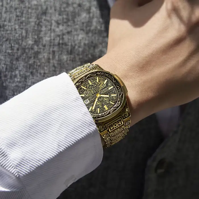 Montre à Quartz Vintage GADYSON pour Hommes Style Fashion Casual Occasions Spéciales
