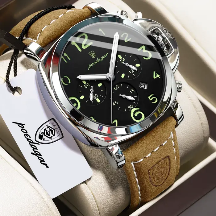 POEDAGAR Montre de luxe pour homme