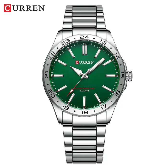 CURREN 8452 Sport décontracté Simple affaires montres pour hommes 2025 bracelet en acier inoxydable 
