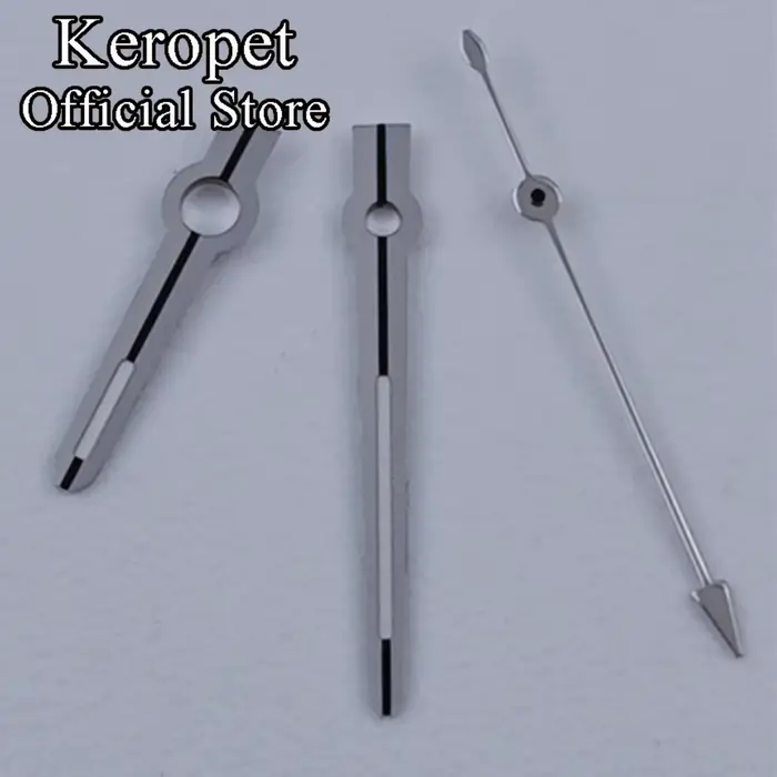 Aiguilles de montre Keropet Or, Noir, Or Rose, Argent, Aiguilles Lumineuses Vertes Compatibles avec 