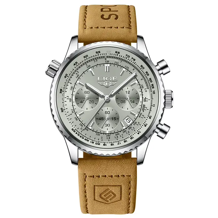 Montre LIGE 2026 pour homme, montre de mode et d'affaires, étanche, lumineuse, en acier inoxydable, 