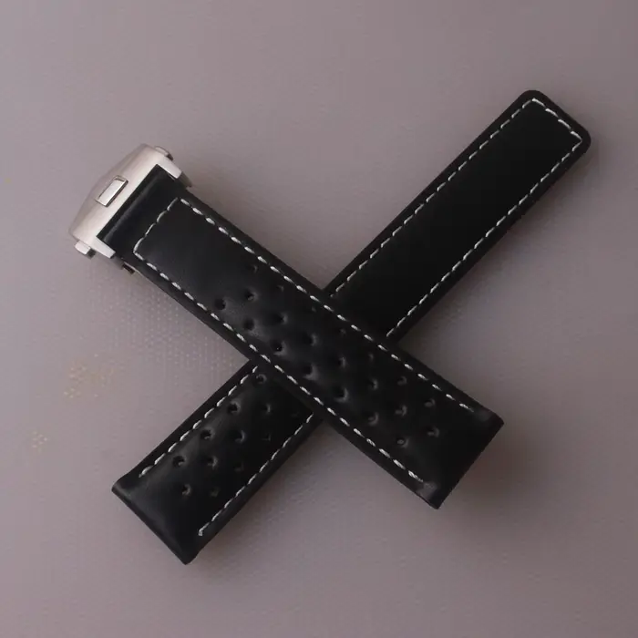 Bracelet de montre en cuir véritable