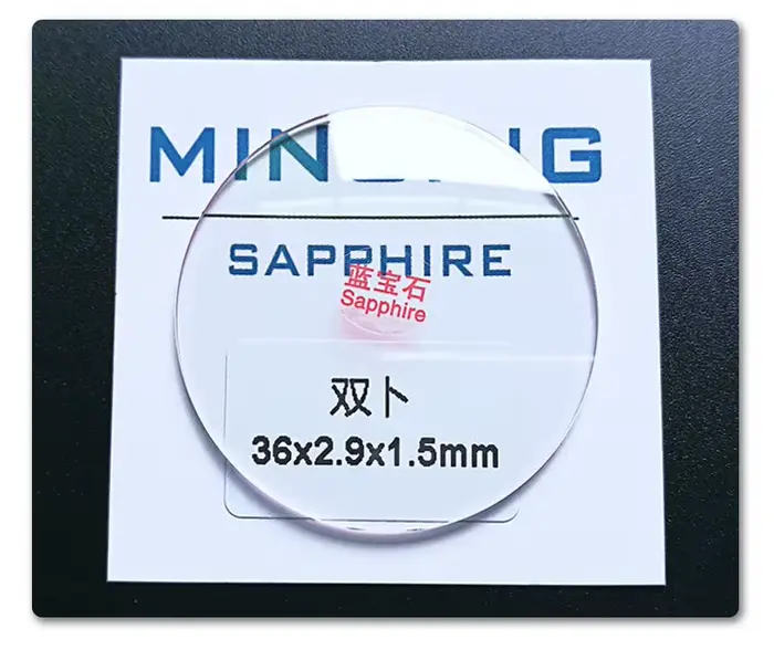 Cristal saphir à double dôme pour montres avec verre concave de haute qualité pour une protection durable et une apparence élégante occasions spéciales femmes