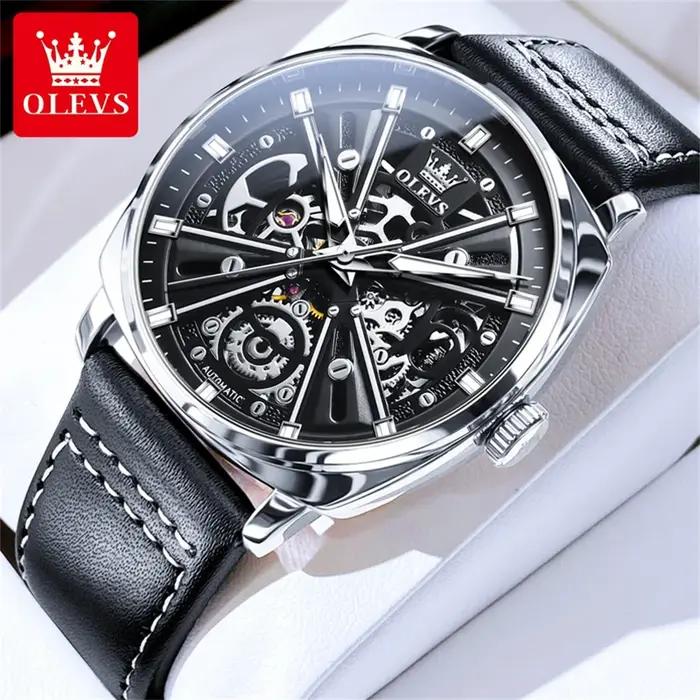 OLEVS 6685 montre pour hommes mécanique automatique Original haut de gamme montres