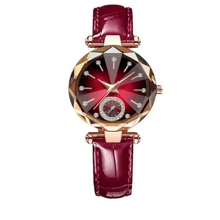 Montre-bracelet féminine de luxe élégante en acier inoxydable diamants quartz pour femmes occasions spéciales soirée cérémonies