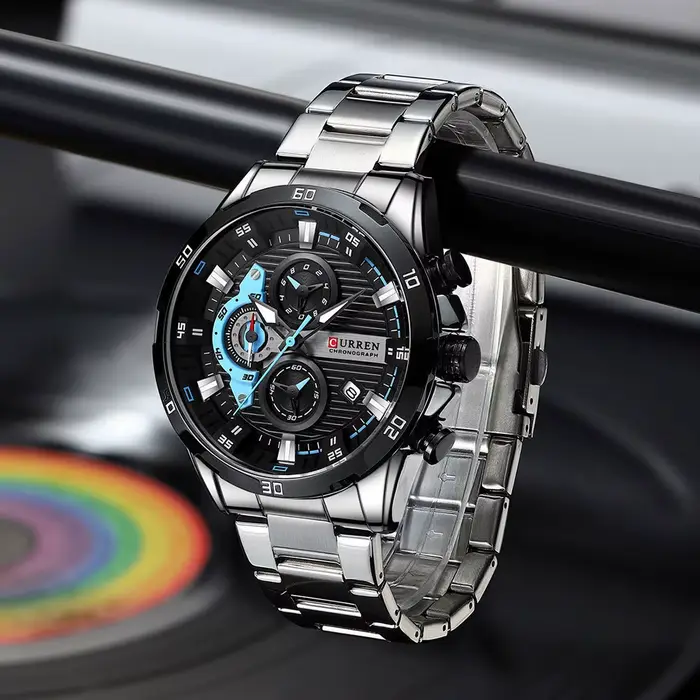 Montres en acier inoxydable pour hommes