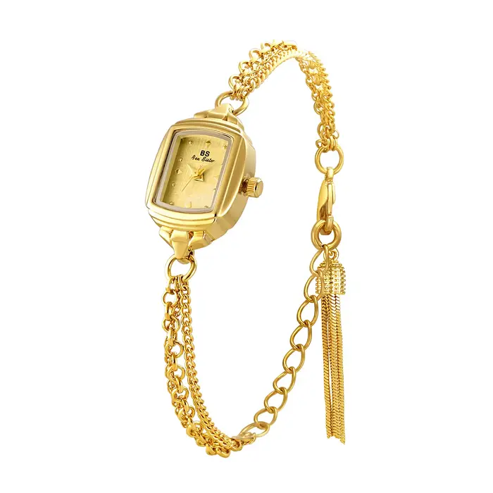 Montre-bracelet de luxe légère pour femme, montre à chaîne en métal rétro haut de gamme, montre-brac