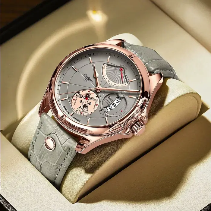 Montre-bracelet de sport à grand cadran pour homme