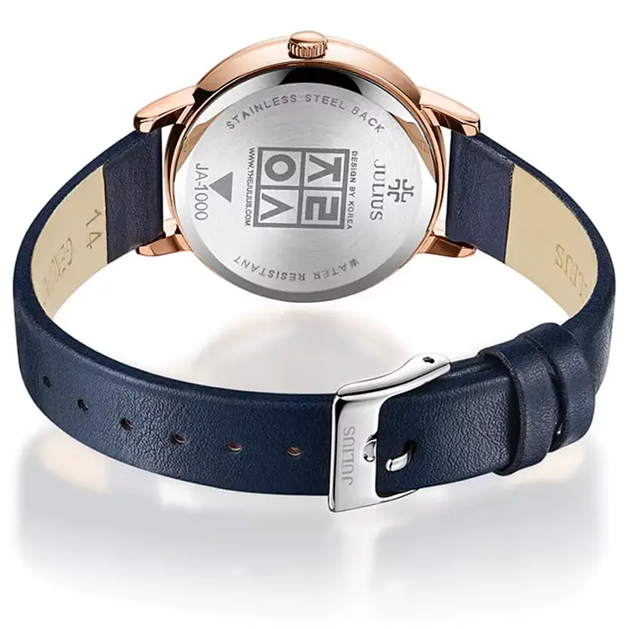Montre en cuir véritable pour femmes